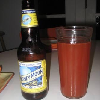 Favorite drink: beer (and tomato juice)